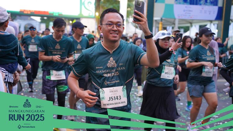 Race photo from Mangkunegaran Run 2025
