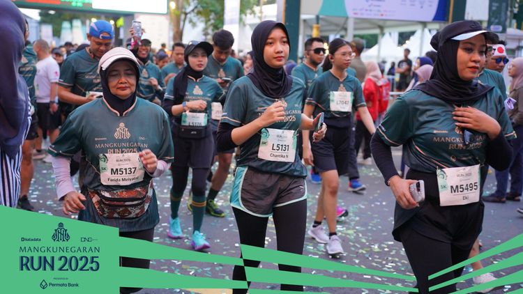 Race photo from Mangkunegaran Run 2025