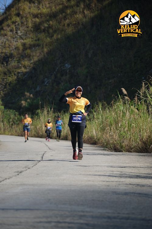 Race photo from Kelud Vertical Challenge 2024