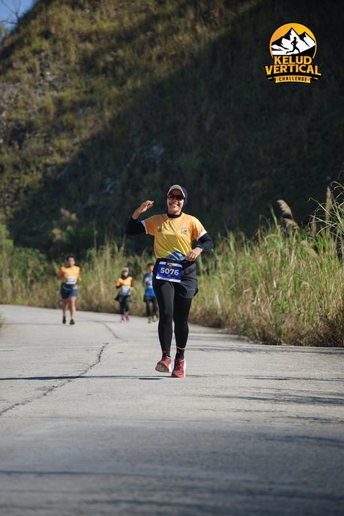 Race photo from Kelud Vertical Challenge 2024
