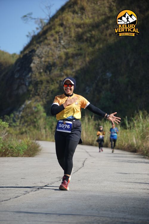 Race photo from Kelud Vertical Challenge 2024