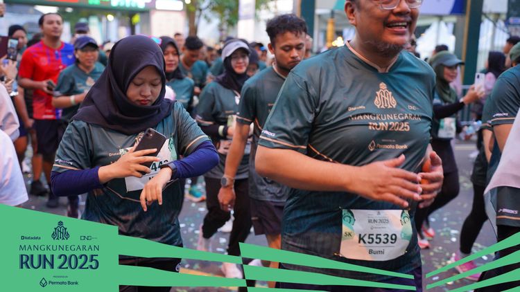 Race photo from Mangkunegaran Run 2025
