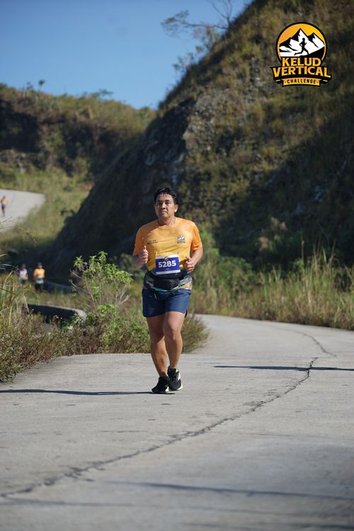 Race photo from Kelud Vertical Challenge 2024
