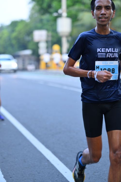 Race photo from KEMLU RUN 2025