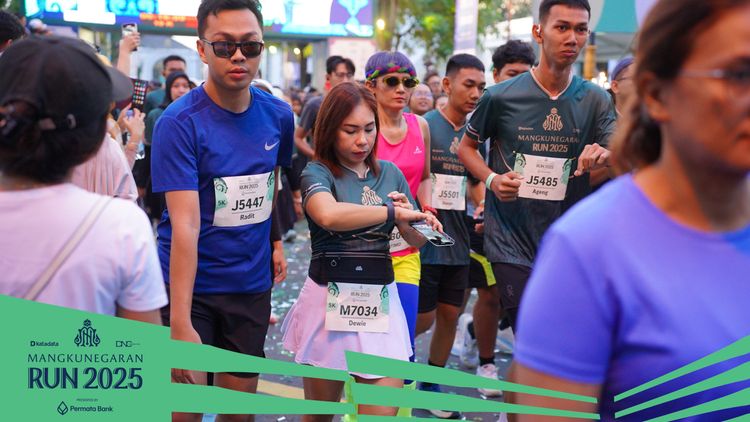 Race photo from Mangkunegaran Run 2025