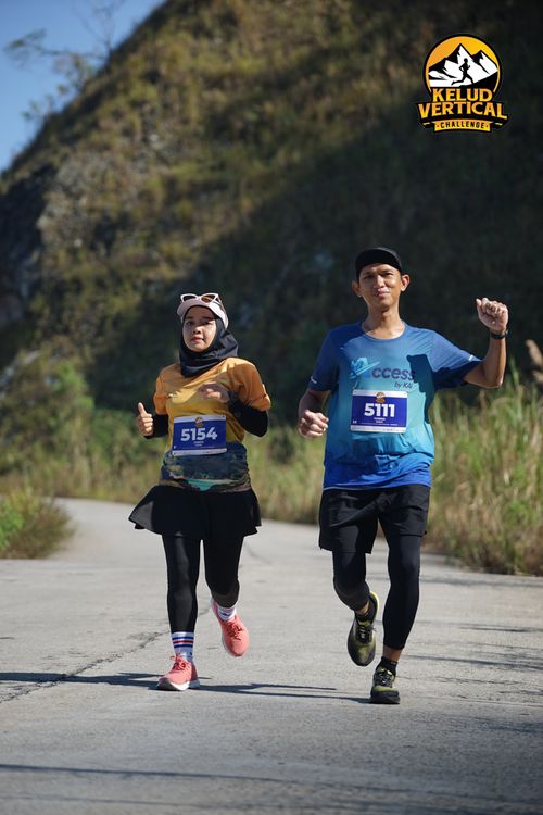 Race photo from Kelud Vertical Challenge 2024