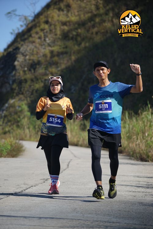 Race photo from Kelud Vertical Challenge 2024
