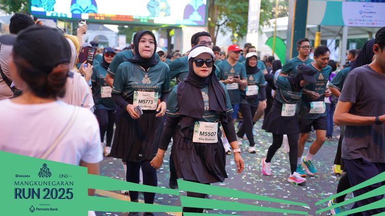Race photo from Mangkunegaran Run 2025