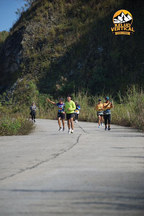 Race photo from Kelud Vertical Challenge 2024