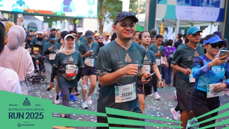 Race photo from Mangkunegaran Run 2025