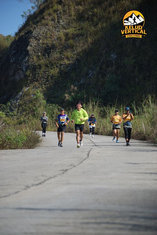 Race photo from Kelud Vertical Challenge 2024