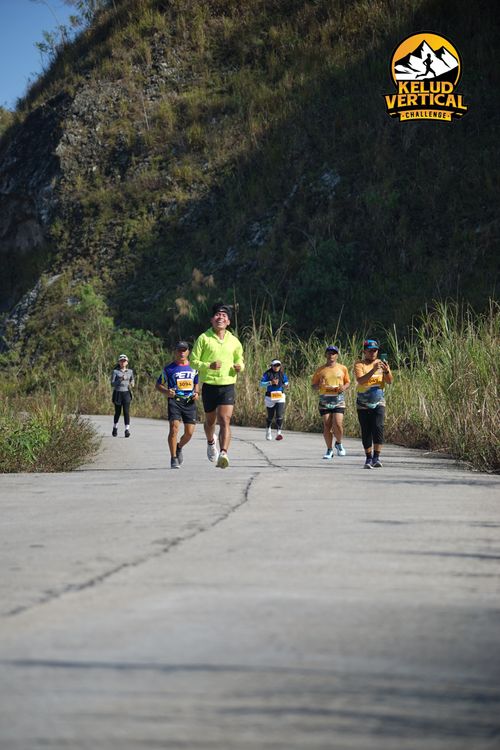 Race photo from Kelud Vertical Challenge 2024