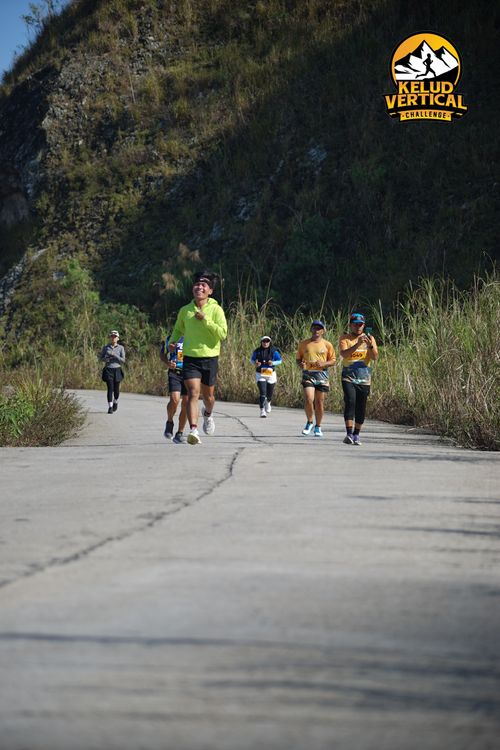 Race photo from Kelud Vertical Challenge 2024