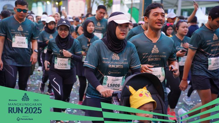 Race photo from Mangkunegaran Run 2025