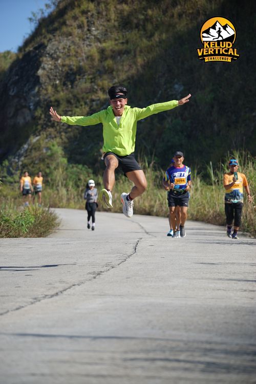 Race photo from Kelud Vertical Challenge 2024