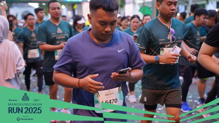 Race photo from Mangkunegaran Run 2025