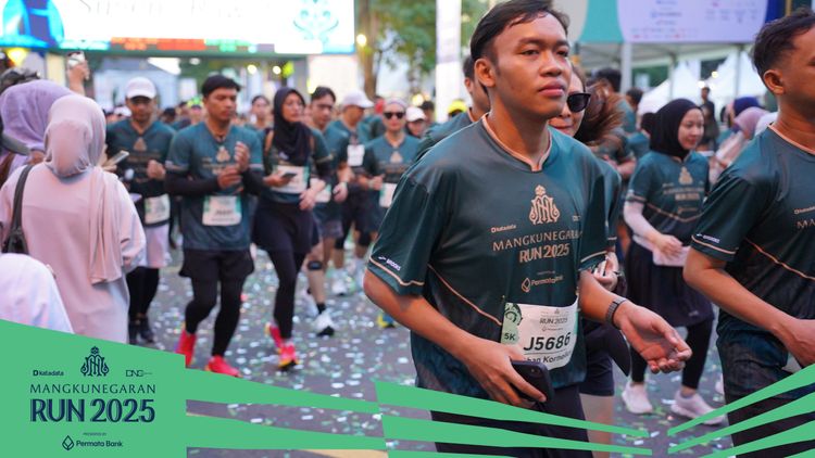 Race photo from Mangkunegaran Run 2025