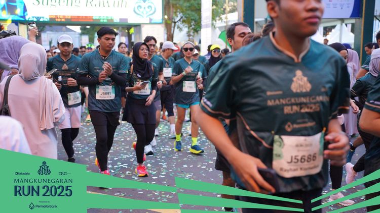 Race photo from Mangkunegaran Run 2025