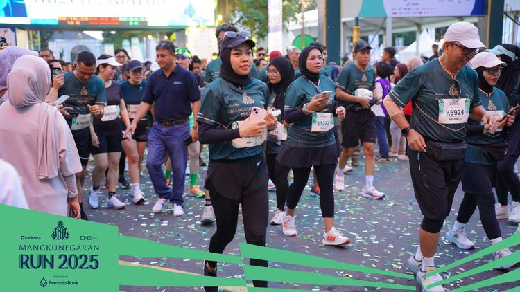 Race photo from Mangkunegaran Run 2025