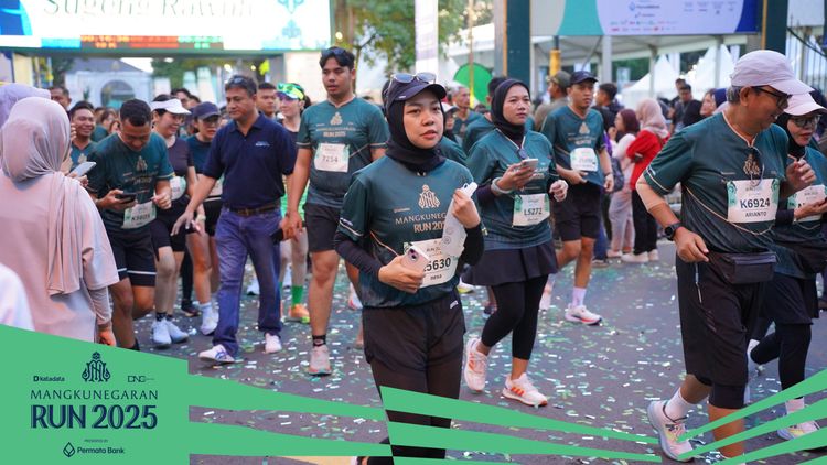 Race photo from Mangkunegaran Run 2025