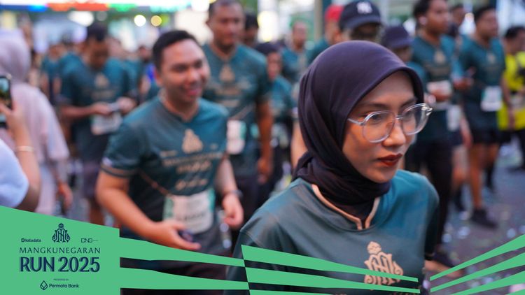 Race photo from Mangkunegaran Run 2025