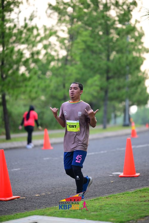 Race photo from CISANGKAN KBP CITY RUN 2025
