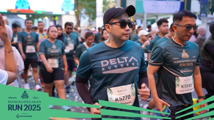 Race photo from Mangkunegaran Run 2025