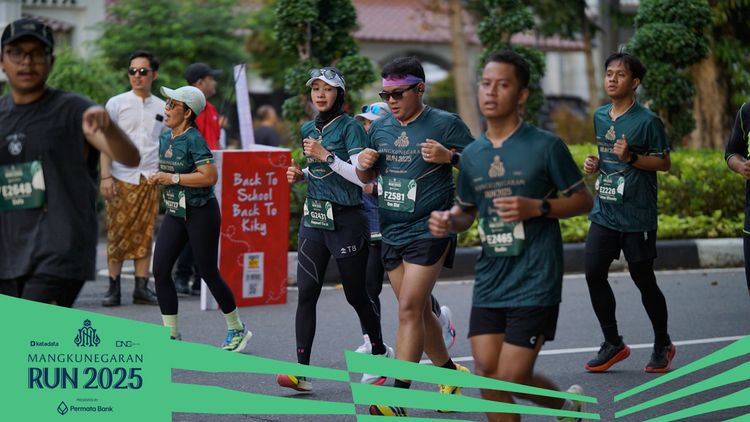Race photo from Mangkunegaran Run 2025