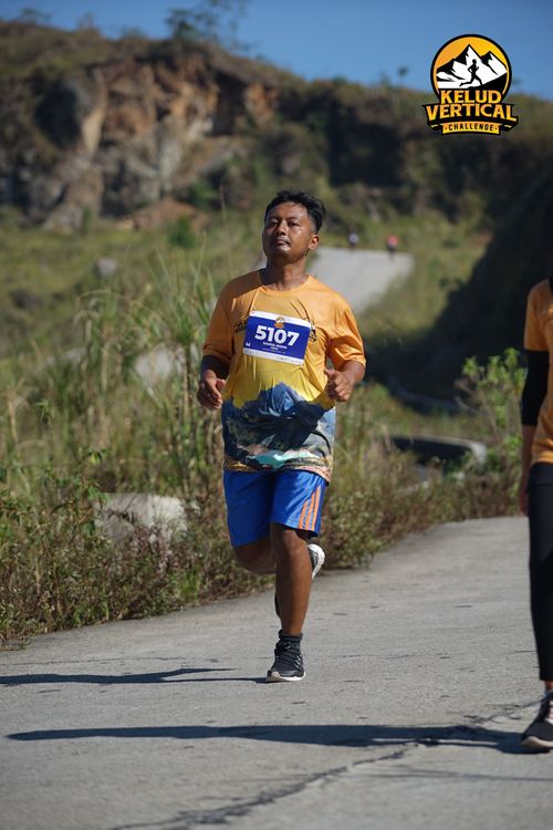 Race photo from Kelud Vertical Challenge 2024