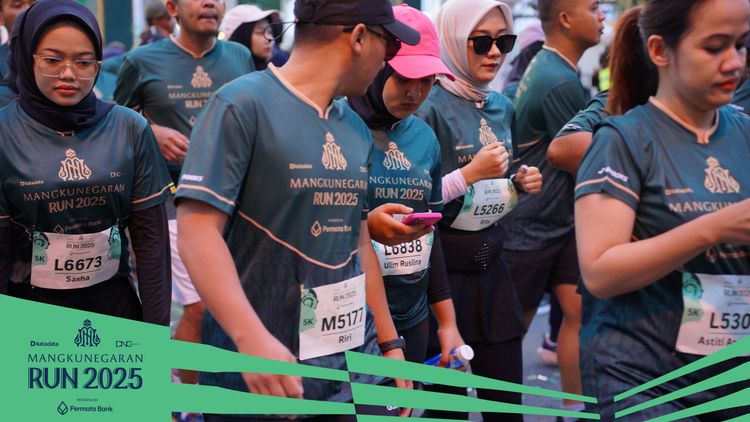 Race photo from Mangkunegaran Run 2025