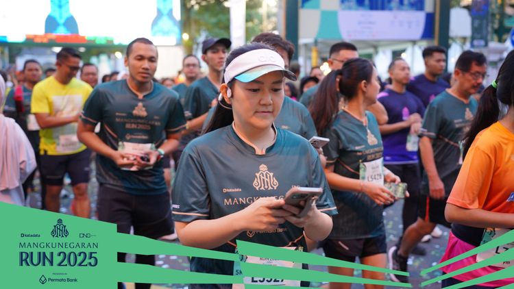 Race photo from Mangkunegaran Run 2025