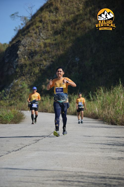 Race photo from Kelud Vertical Challenge 2024