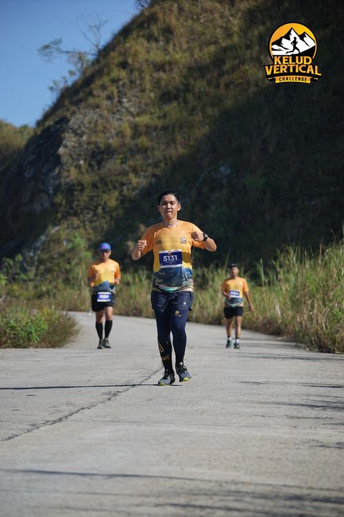 Race photo from Kelud Vertical Challenge 2024