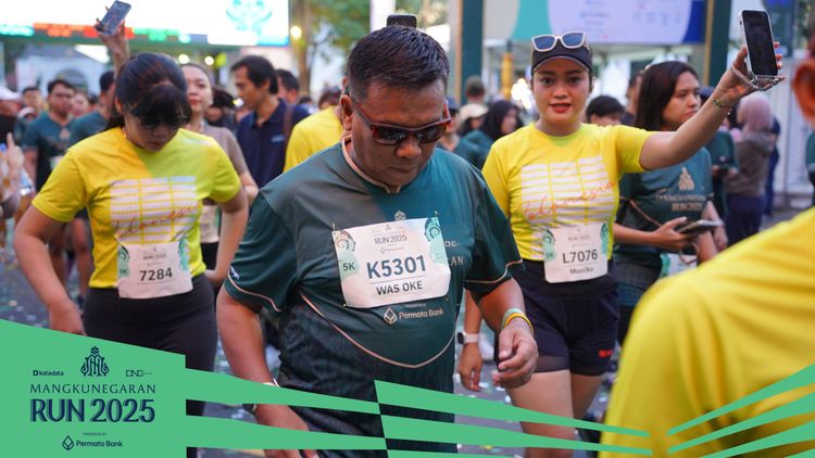 Race photo from Mangkunegaran Run 2025