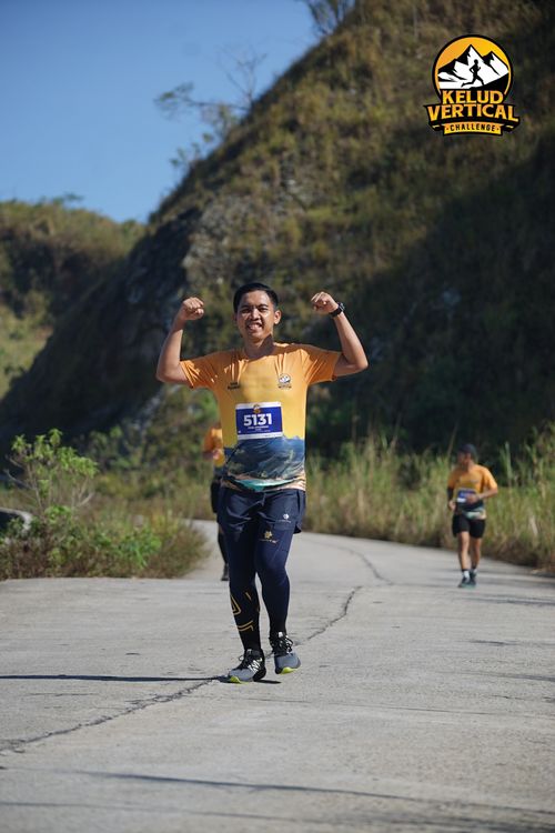 Race photo from Kelud Vertical Challenge 2024