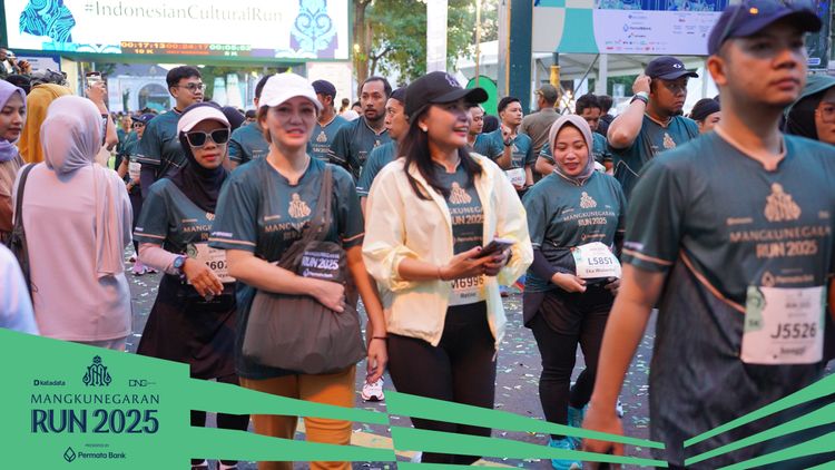 Race photo from Mangkunegaran Run 2025