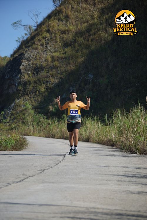 Race photo from Kelud Vertical Challenge 2024