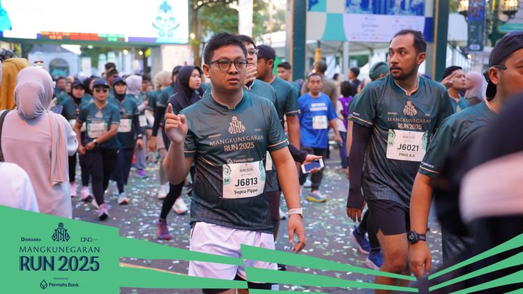 Race photo from Mangkunegaran Run 2025