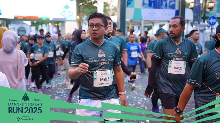 Race photo from Mangkunegaran Run 2025