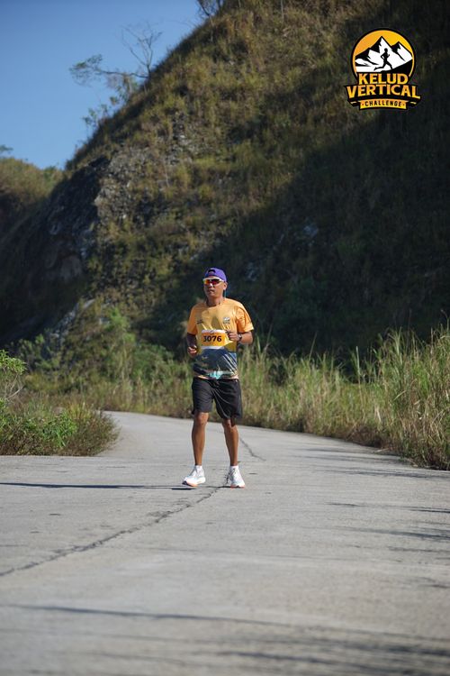Race photo from Kelud Vertical Challenge 2024