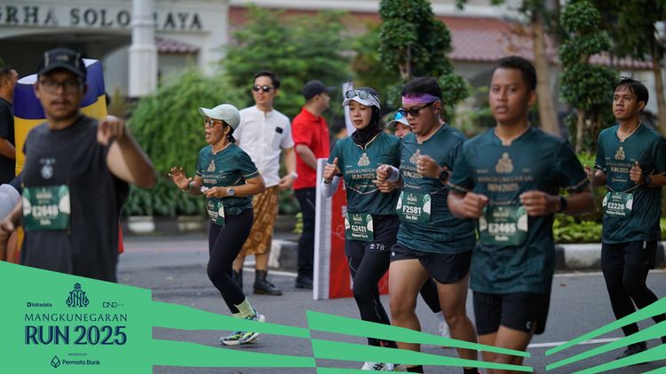 Race photo from Mangkunegaran Run 2025