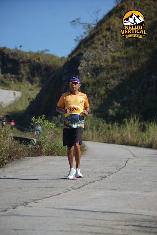 Race photo from Kelud Vertical Challenge 2024