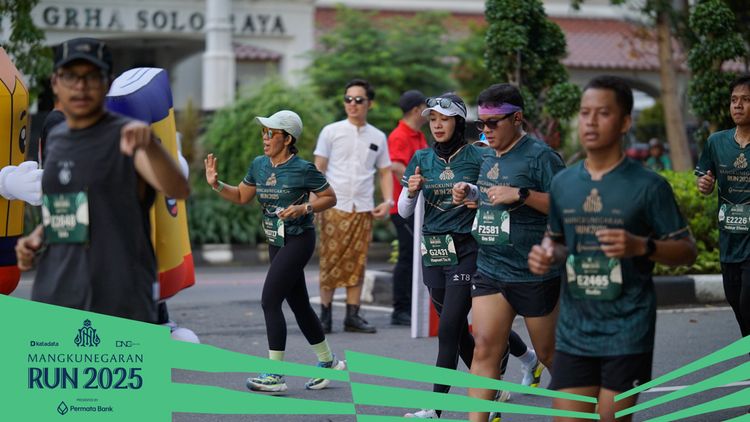 Race photo from Mangkunegaran Run 2025
