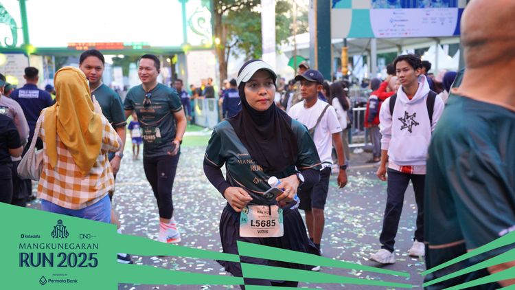 Race photo from Mangkunegaran Run 2025