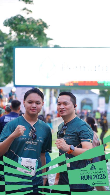 Race photo from Mangkunegaran Run 2025