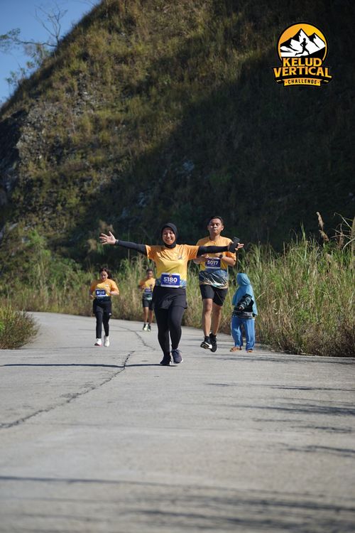 Race photo from Kelud Vertical Challenge 2024