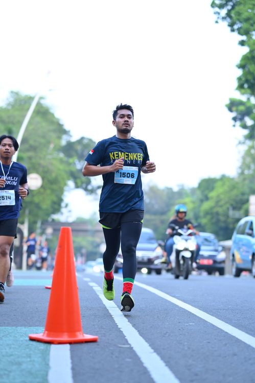 Race photo from KEMLU RUN 2025