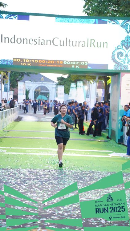 Race photo from Mangkunegaran Run 2025