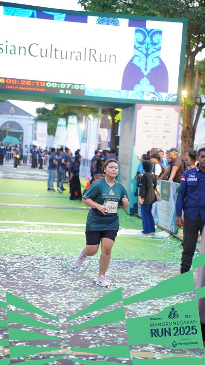 Race photo from Mangkunegaran Run 2025