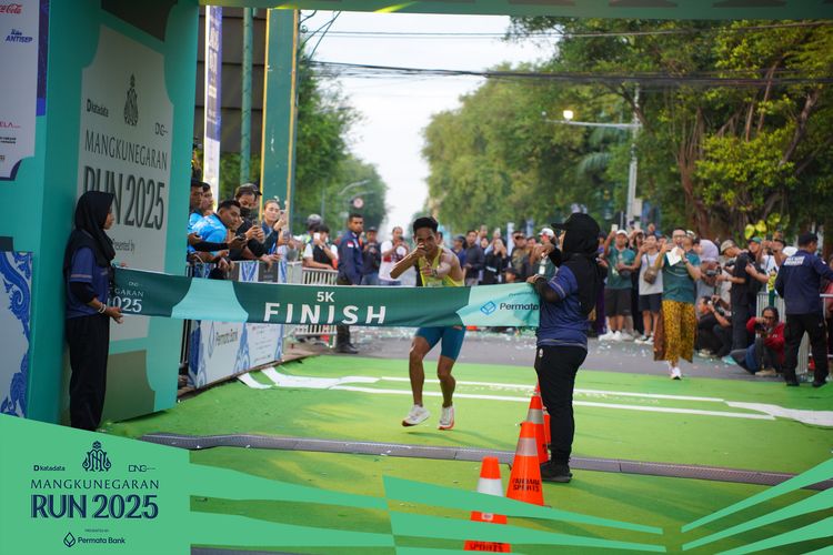 Race photo from Mangkunegaran Run 2025